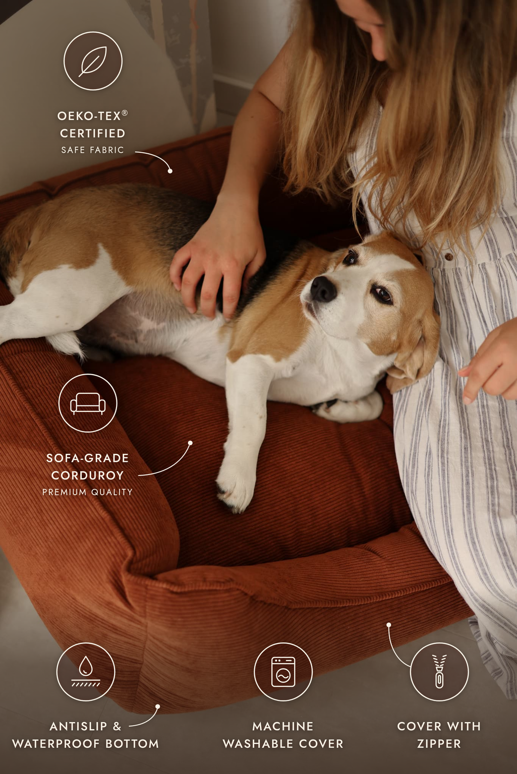 Cama Elevada Para Cães CORY da FOFFINY 