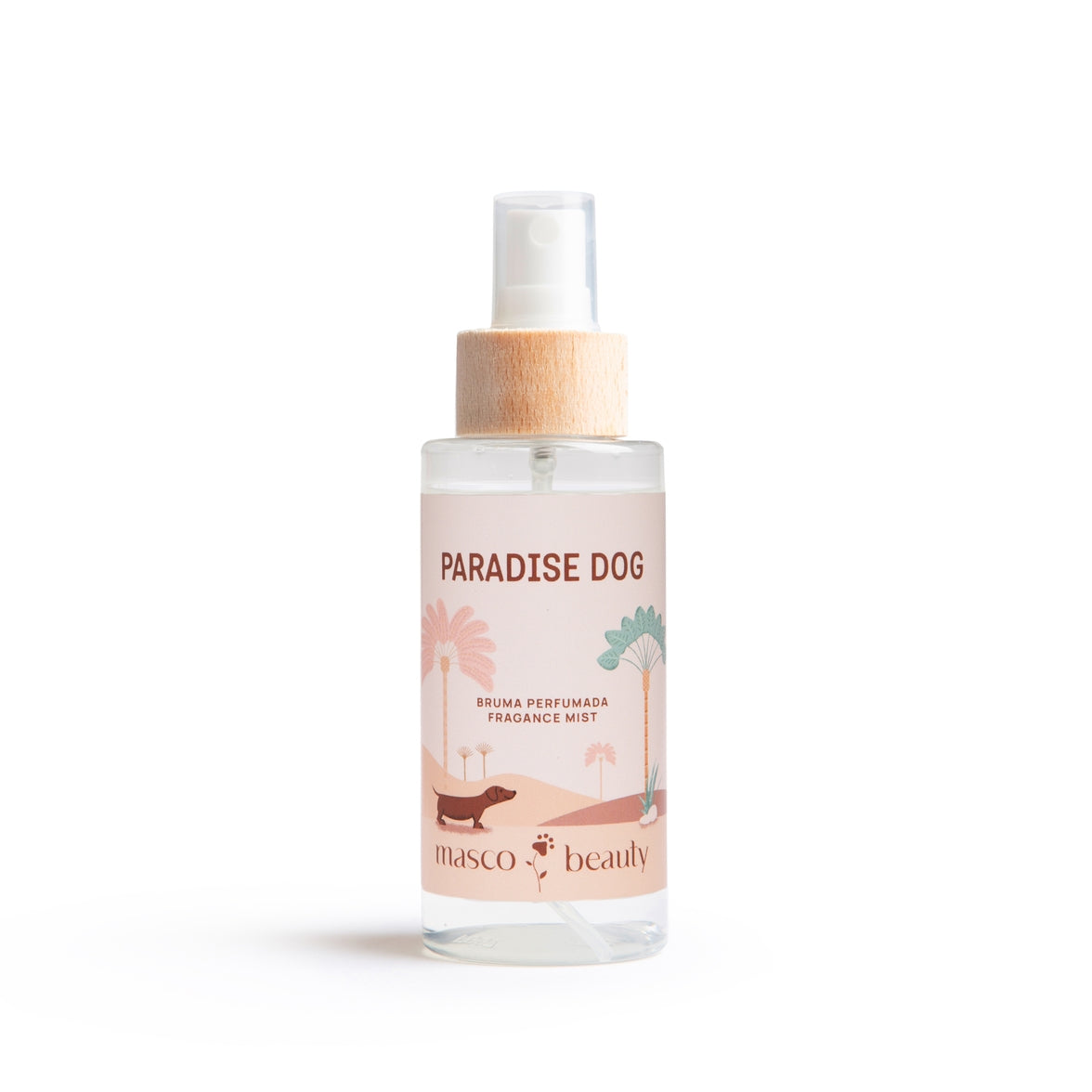 Natural dog cologne spray with floral scent