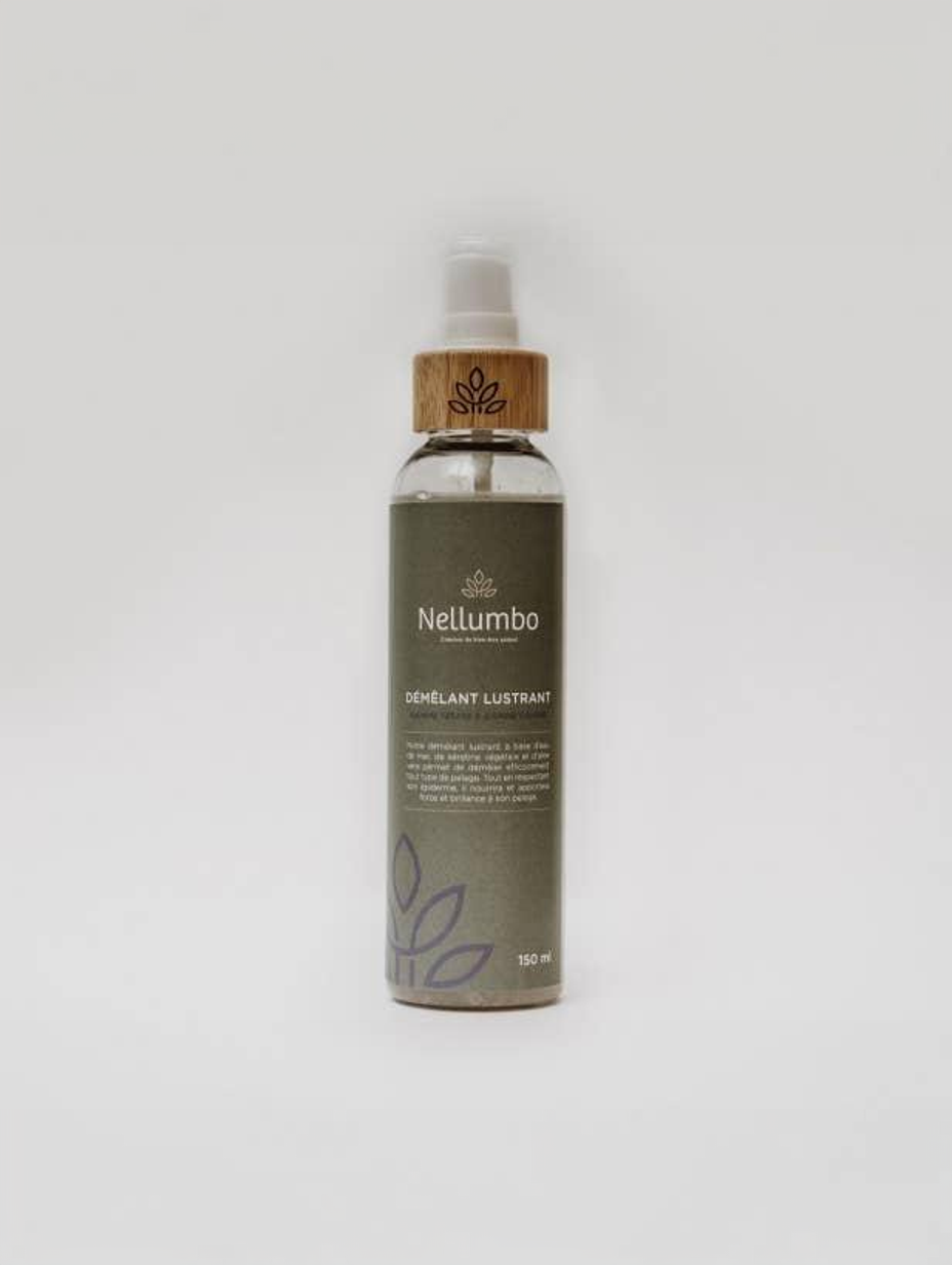 Natural detangler for pet grooming with aloe vera