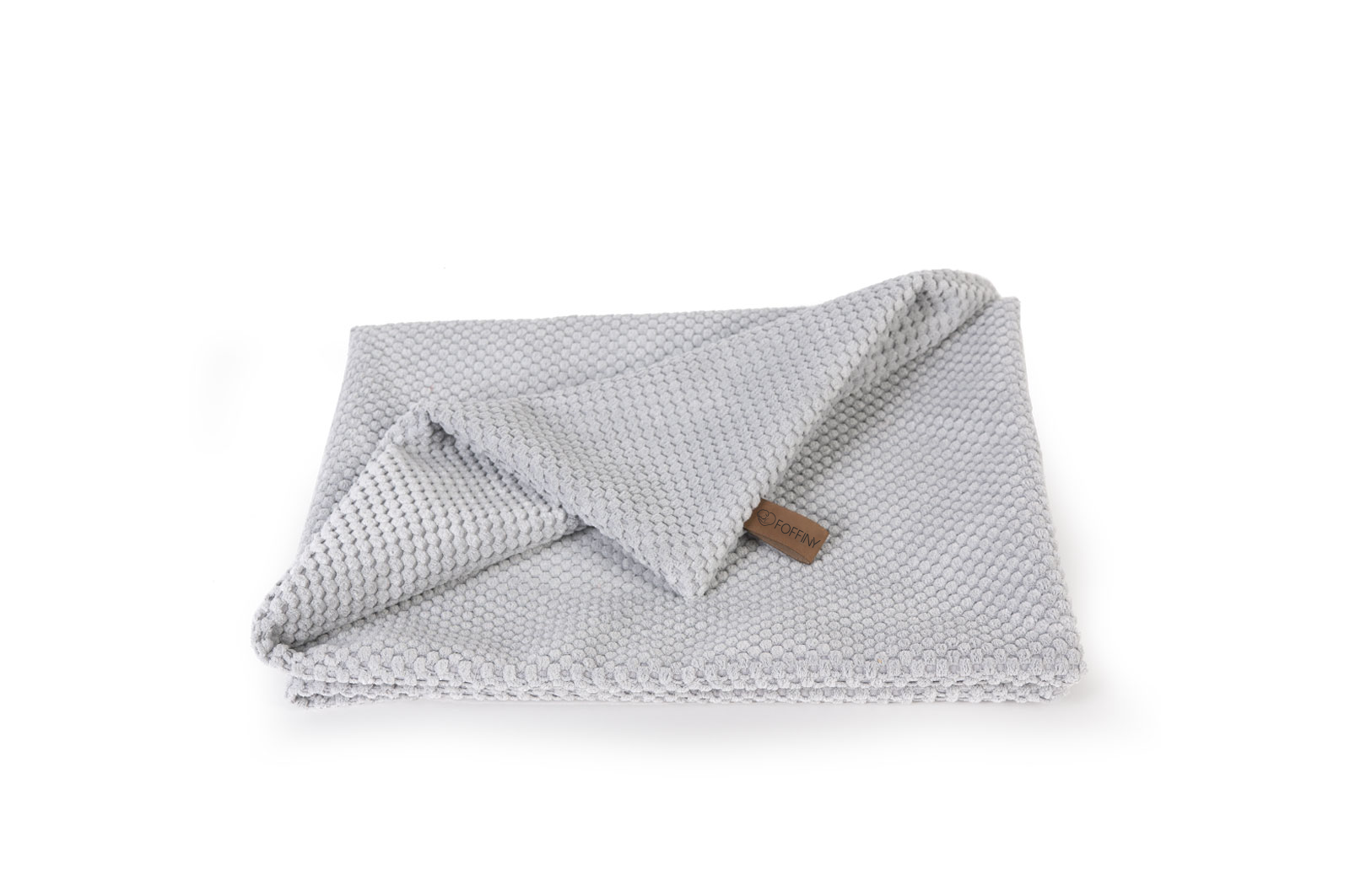 Manta para Cão Cinza em Tecido Favo